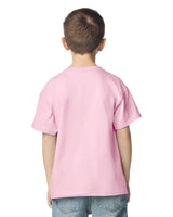Pretreated Gildan 2000B Ultra Cotton Youth T-Shirt - Light Pink - Back
