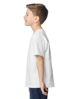 Pretreated Gildan 2000B Ultra Cotton Youth T-Shirt - White - Side