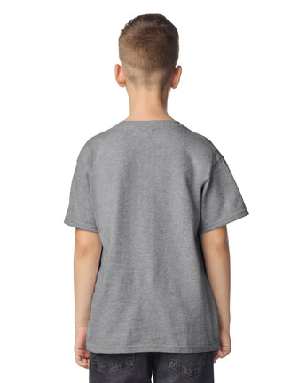 Pretreated Gildan 2000B Ultra Cotton Youth T-Shirt - Sport Grey - Back