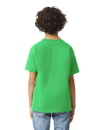 Pretreated Gildan 2000B Ultra Cotton Youth T-Shirt - Irish Green - Back