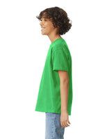 Pretreated Gildan 2000B Ultra Cotton Youth T-Shirt - Irish Green - Side