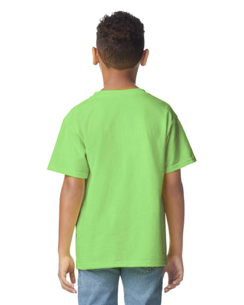 Pretreated Gildan 2000B Ultra Cotton Youth T-Shirt - Lime - Back