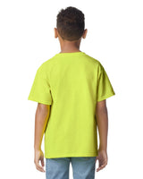 Pretreated Gildan 2000B Ultra Cotton Youth T-Shirt - Safety Green - Back