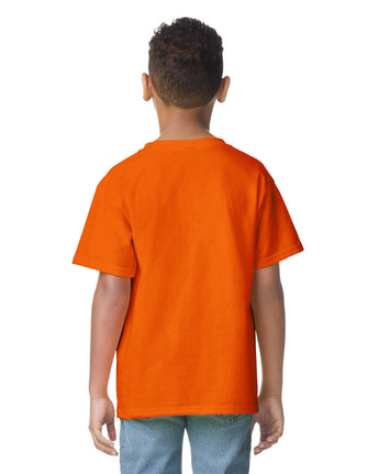 Pretreated Gildan 2000B Ultra Cotton Youth T-Shirt - S Orange - Back