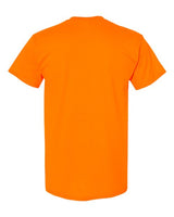 Pretreated Gildan 5000T Heavy Cotton Adult Tall T-Shirt - Safety Orange - Back