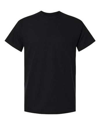 Pretreated Gildan 5000T Heavy Cotton Adult Tall T-Shirt - Black