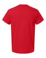 Pretreated Gildan 5000T Heavy Cotton Adult Tall T-Shirt - Red - Back