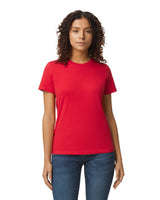 Pretreated Gildan 65000L Softstyle Midweight Women's T-Shirt - Red