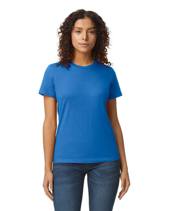 Pretreated Gildan 65000L Softstyle Midweight Women's T-Shirt - Royal