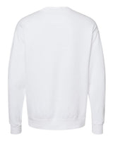 Pretreated ComfortWash GDH400 Unisex Garment-Dyed Crewneck Sweatshirt - White - Back