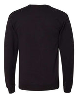 Pretreated ComfortWash GDH400 Unisex Garment-Dyed Crewneck Sweatshirt - Black - Back