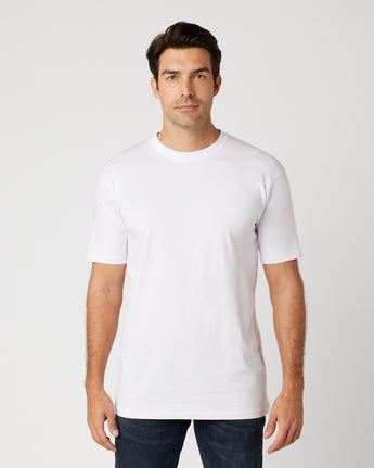 Pretreated Cotton Heritage MC1086 Men's Heavyweight T-Shirt - White