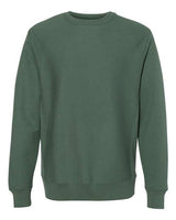 Pretreated Independent Trading Co. IND5000C Unisex Legend Premium Heavyweight Cross-Grain Crewneck Sweatshirt - Alpine Green