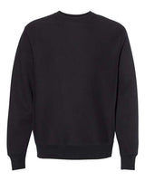 Pretreated Independent Trading Co. IND5000C Unisex Legend Premium Heavyweight Cross-Grain Crewneck Sweatshirt - Black