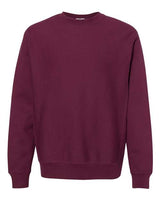 Pretreated Independent Trading Co. IND5000C Unisex Legend Premium Heavyweight Cross-Grain Crewneck Sweatshirt - Maroon