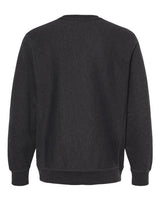 Pretreated Independent Trading Co. IND5000C Unisex Legend Premium Heavyweight Cross-Grain Crewneck Sweatshirt - Charcoal Heather - Back
