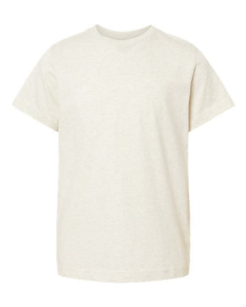 Pretreated LAT 6101 Youth Fine Jersey Tee - Natural Heather