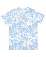 Pretreated LAT 6101 Youth Fine Jersey Tee - Sky Tie Dye
