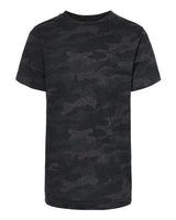 Pretreated LAT 6101 Youth Fine Jersey Tee - Storm Camo