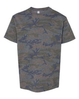 Pretreated LAT 6101 Youth Fine Jersey Tee - Vintage Camo
