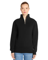 Pretreated Lane Seven LS14014 Premium Quarter Zip - Black