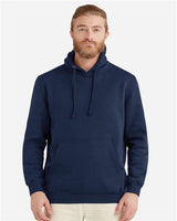 Pretreated Lane Seven LS19001 Unisex Heavyweight Hoodie Sweatshirt - Navy - On Model