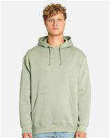 Pretreated Lane Seven LS19001 Unisex Heavyweight Hoodie Sweatshirt - Matcha - On Model