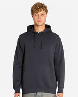 Pretreated Lane Seven LS19001 Unisex Heavyweight Hoodie Sweatshirt - Smoke - On Model