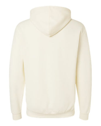 Pretreated M&O 7800 Unisex ACE Fleece Hooded Sweatshirt - Natural - Back