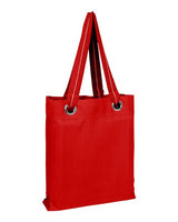 Pretreated Q-Tees Q1630 Large Grommet Tote Bag - Lifestyle