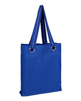 Pretreated Q-Tees Q1630 Large Grommet Tote Bag - Royal