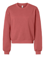Pretreated American Apparel RF494 Women's ReFlex Fleece Crewneck Sweatshirt - Canyon