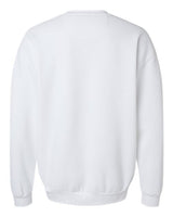 Pretreated American Apparel RF496 Unisex ReFlex Fleece Crewneck Sweatshirt - White - Back