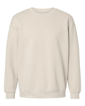 Pretreated American Apparel RF496 Unisex ReFlex Fleece Crewneck Sweatshirt - Bone