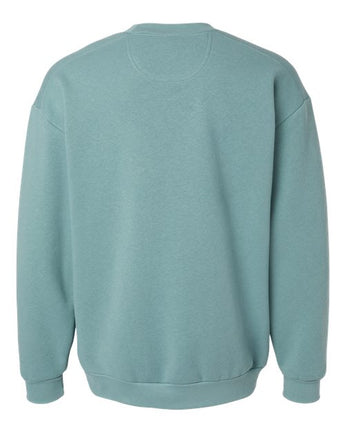 Pretreated American Apparel RF496 Unisex ReFlex Fleece Crewneck Sweatshirt - Arctic - Back