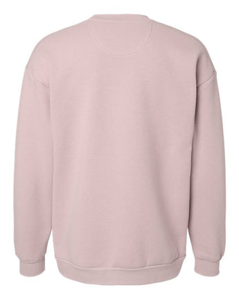 Pretreated American Apparel RF496 Unisex ReFlex Fleece Crewneck Sweatshirt - Blush - Back