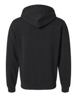 Pretreated American Apparel RF497 Unisex ReFlex Fleece Full-Zip Hoodie Sweatshirt - Black - Back