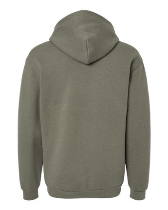 Pretreated American Apparel RF497 Unisex ReFlex Fleece Full-Zip Hoodie Sweatshirt - Lieutenant - Back
