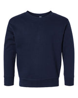 Pretreated Rabbit Skins 3317 Toddler Fleece Crewneck Sweatshirt - Navy