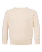 Pretreated Rabbit Skins 3317 Toddler Fleece Crewneck Sweatshirt - Natural