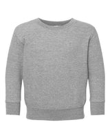 Pretreated Rabbit Skins 3317 Toddler Fleece Crewneck Sweatshirt - Heather