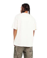 Pretreated Shaka Wear SHGD Unisex Garment-Dyed T-Shirt - Cream - On Model - Back