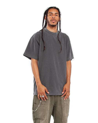Pretreated Shaka Wear SHGD Unisex Garment-Dyed T-Shirt - Shadow - On Model - Side