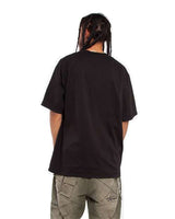 Pretreated Shaka Wear SHGD Unisex Garment-Dyed T-Shirt - Black - On Model - Back
