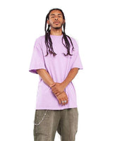 Pretreated Shaka Wear SHGD Unisex Garment-Dyed T-Shirt - Pastel Purple - On Model - Side
