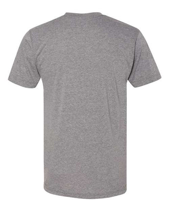 Pretreated American Apparel TR401 Unisex Triblend Track Tee - Athletic Grey - Back