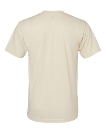 Pretreated American Apparel TR401 Unisex Triblend Track Tee - Tri-Cream - Back