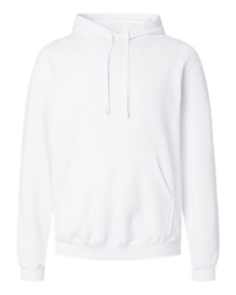 Pretreated M&O 7800 Unisex ACE Fleece Hooded Sweatshirt - White