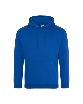 Pretreated AWDis JHA001 Unisex College Hooded Sweatshirt - Royal Blue