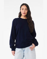 Pretreated BELLA+CANVAS 3511 6oz Heavyweight Long Sleeve Tee - Navy